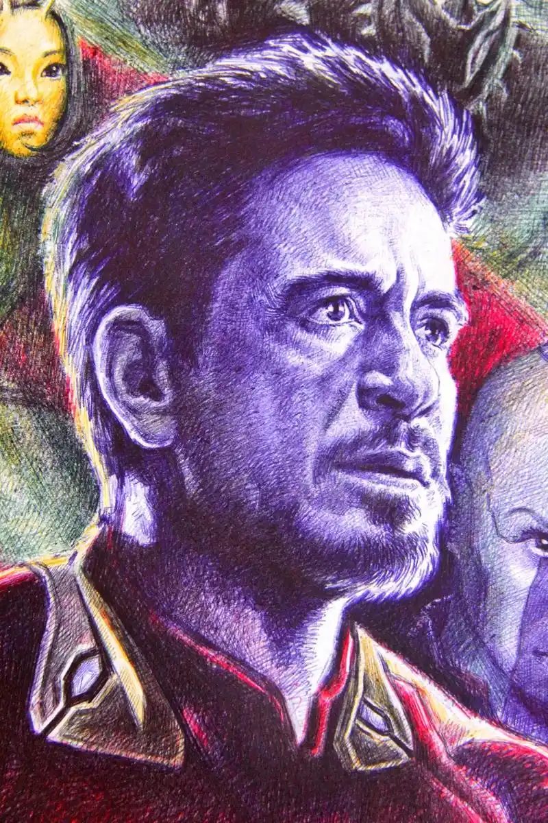 漫威 #复仇者联盟 #热门 #手绘 #画像  漫威美队   - 抖音