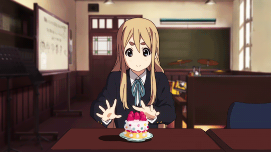 卡通gif女孩gif蛋糕gif