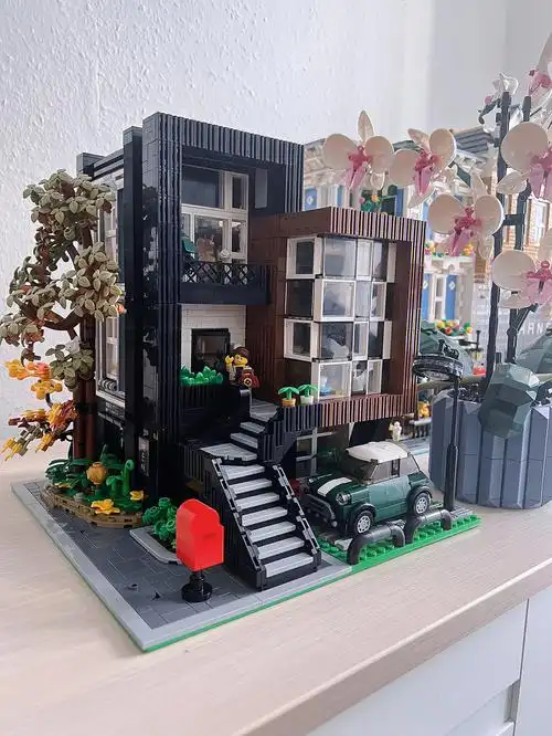 乐高moc韩国别墅