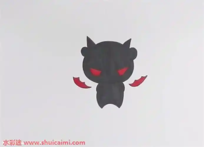 万圣节恶魔怎么画 恶魔简笔画步骤