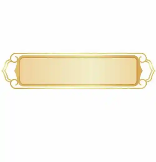 金色中国风新年春节文本框信息框标题框2533930矢量图片免抠素材