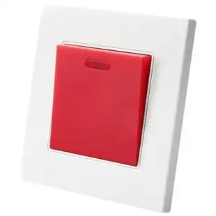 45a大功率开关面板86型双刀双断安电源双极带指示灯开关电流插座