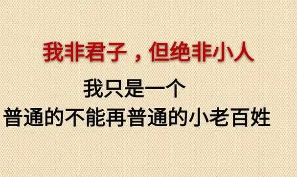 我非君子,但绝非小人_经典句子_祝福语大全