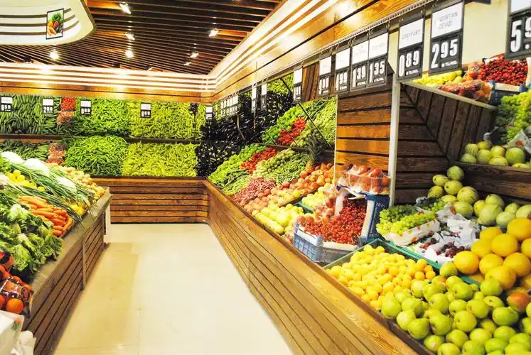 时尚蔬菜超市室内装修效果图