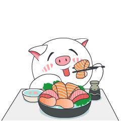 猪太懒的梦呓吉祥物表情包制作卡通ip品牌形象设计