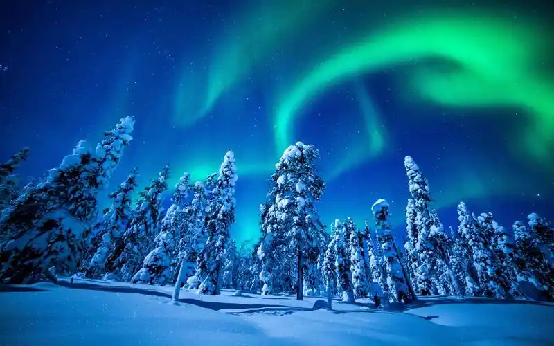 梦幻绝美北极光壁纸_超好看风景壁纸_风景壁纸_精品库