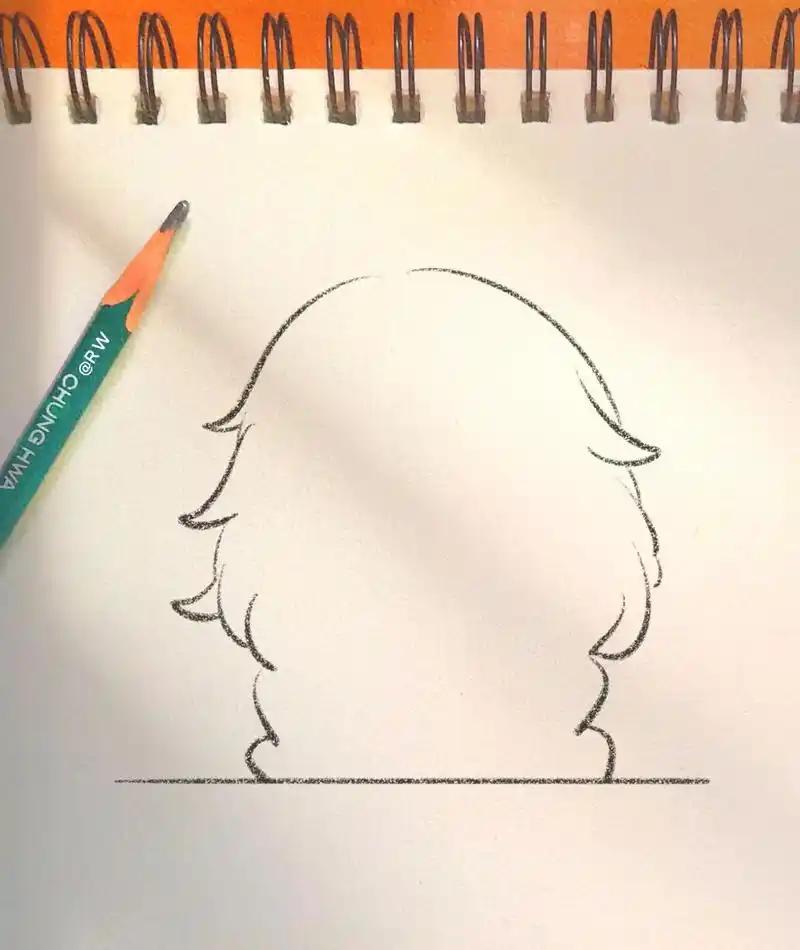 动漫可爱女生简笔画.#简笔画教程 #绘画过程分享#二次元 - 抖音