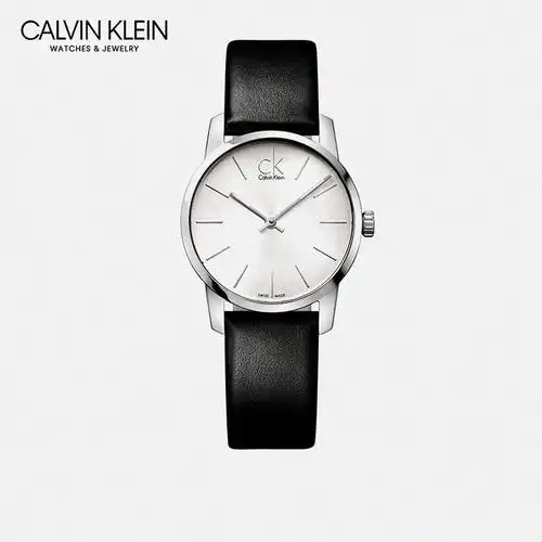 ck卡文克莱calvinklein手表女士腕表石英表city系列水晶表镜银盘