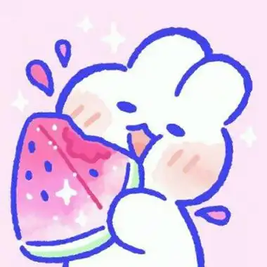 q版兔子萌图手绘头像高清超萌的简约可爱简笔画兔子头像图片