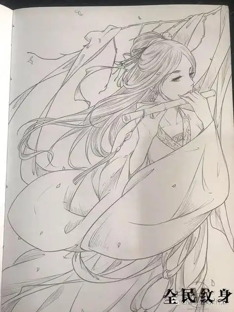 古风人物简笔画女古风人物简笔画女撑伞