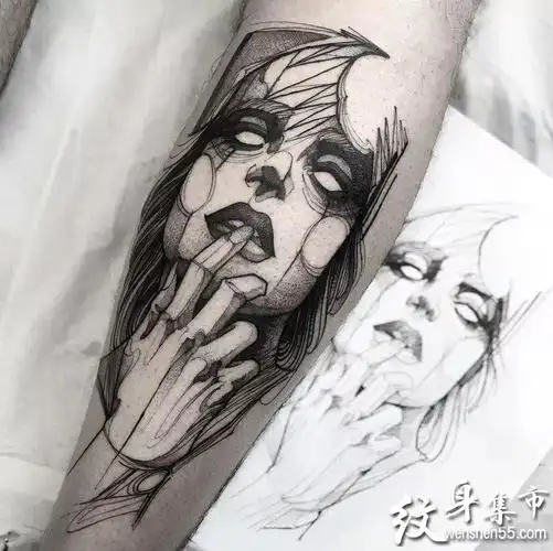 欧美纹身,欧美纹身手稿,欧美纹身手稿图案