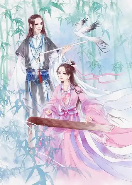 唯美古风情侣图片:一生一世一双人