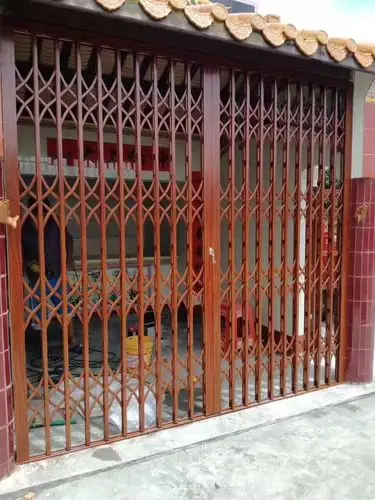 厂家批发304不锈钢防盗拉闸门阳台防盗门 不锈钢伸缩门窗推拉门