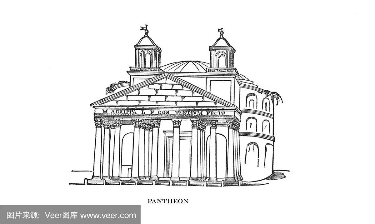 古代罗马神插图-万神殿