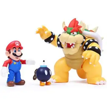 杰克仕jakks马里奥库巴终极对战套装超级玛丽公仔人偶对决场景男孩