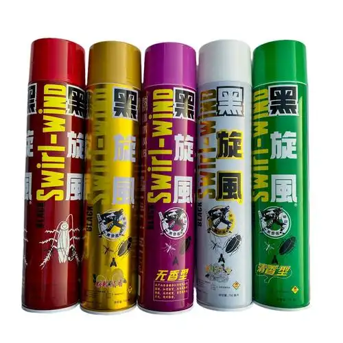 黑旋风蟑螂药杀虫剂无香型700ml整箱12瓶杀虫气雾剂蟑螂蚊蝇