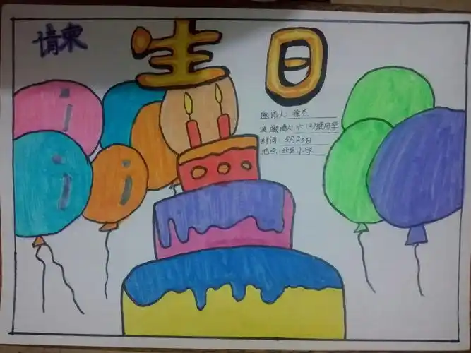 今天是我快乐的生日.