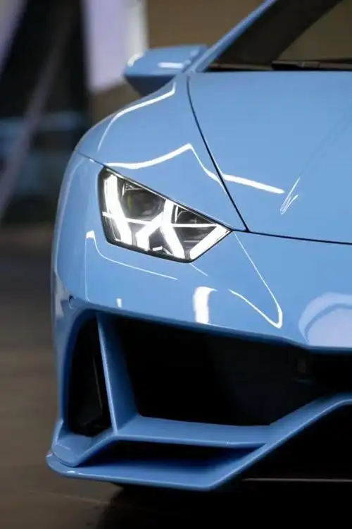 兰博基尼evo四驱版 爱琴海蓝色漆面|内饰|新车|跑车|豪车_网易汽车