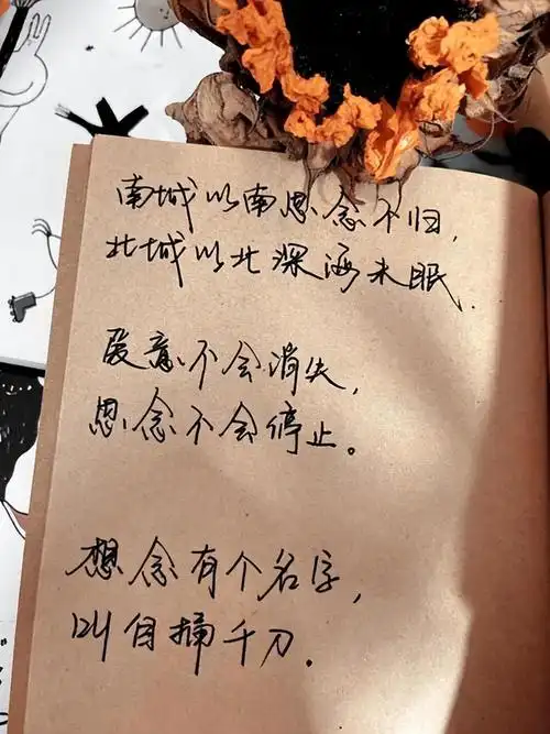 想念的个性签名30句,想念一个人的短句