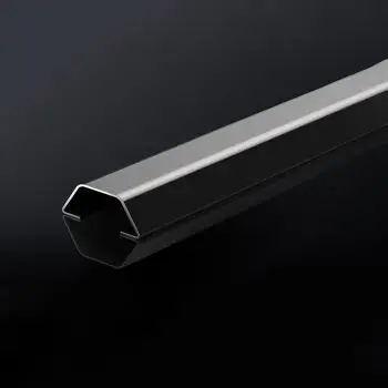 蔚林2cm不锈钢地板金属弧形线槽明装地面压线槽包线管电线保护槽 镜面