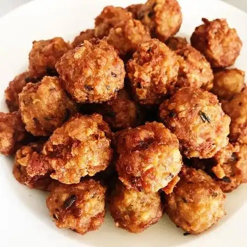 团团圆圆,圆咕隆咚,外焦里嫩的大肉丸子,大肉圆,狮子头!