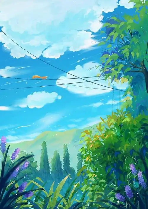 日系场景插画壁纸