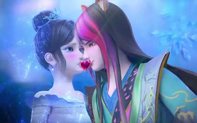 冰公主的记忆还没有恢复,作为人类的她,看到如此帅气又会魔法的颜爵