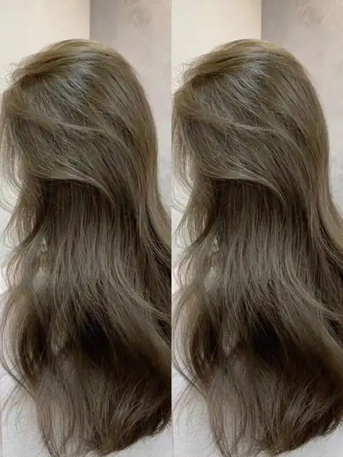 拍照也特别好看,安利给各位小姐姐的神仙发色98作为冷色系不用漂的