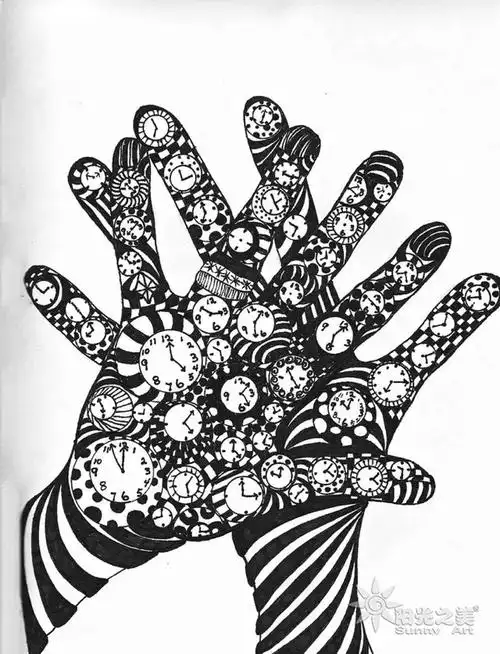 创意 线描 线条