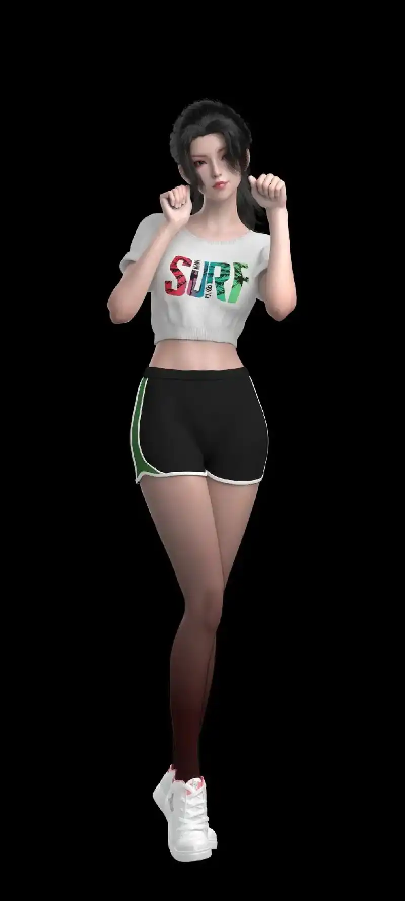 3d建模 #虚拟偶像 #三维建模 #古斯娜 #建模