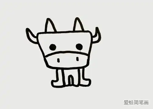 倒梯形简笔动物--简笔画大全