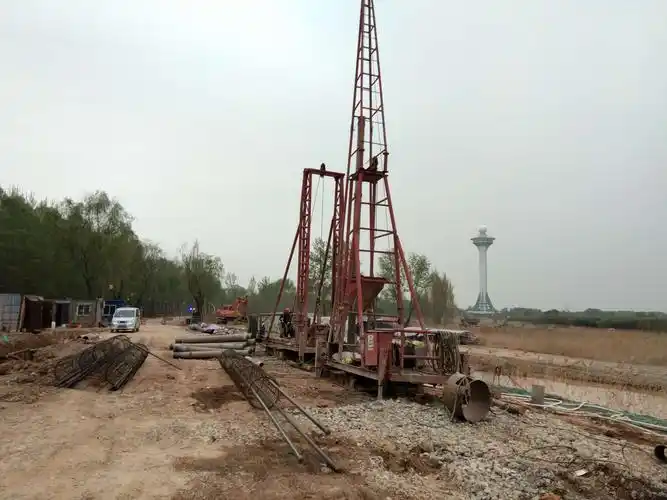 4,一号电瓶车桥,桩基施工