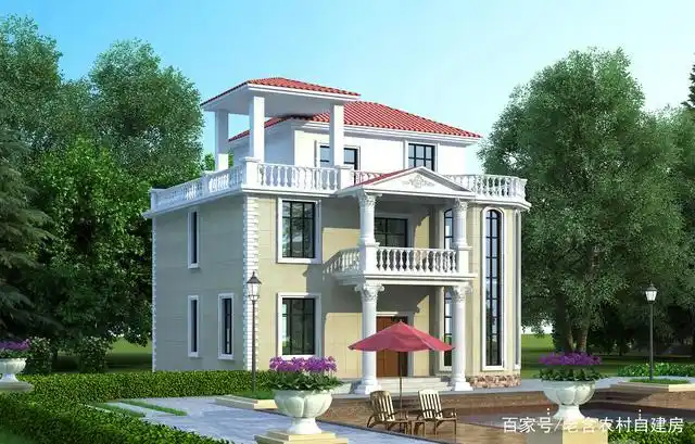 点赞最多的五款农村自建别墅外观效果图,江西李叔挑了第二款!