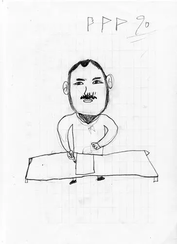 她画舅舅,我画她