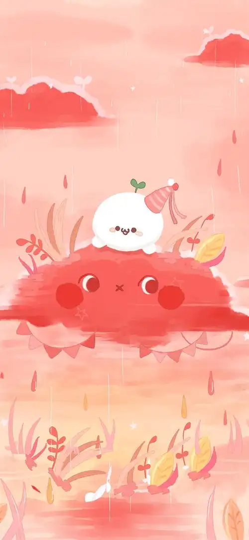 长草颜文字可爱壁纸