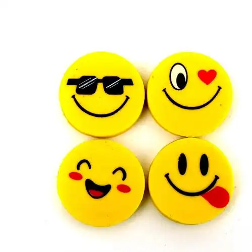 笑脸橡皮擦学习必备用品 超可爱超经典表情橡皮擦图片