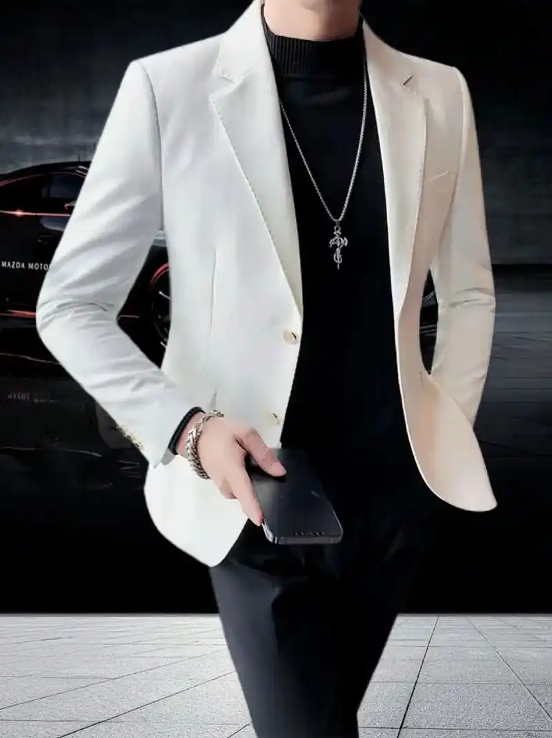 男士轻奢小西装,秋季穿搭新宠 朋友们!想变身街头最靓的仔吗?