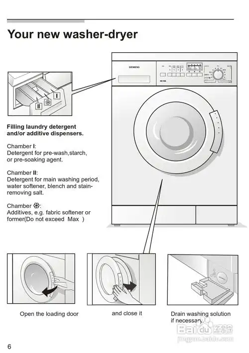 西门子wd7005 洗衣机说明书:[1]