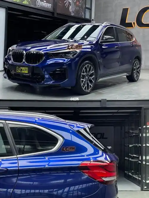 宝马x1改色龙胆蓝