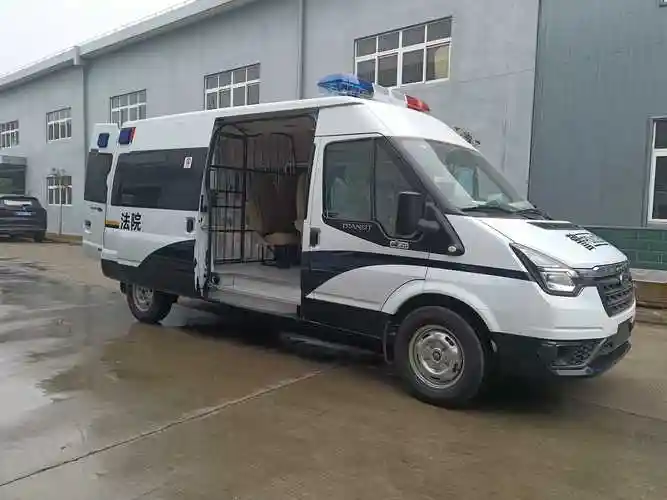 甘肃省江铃公安囚车福特1012人座羁押囚车囚车厂家直营