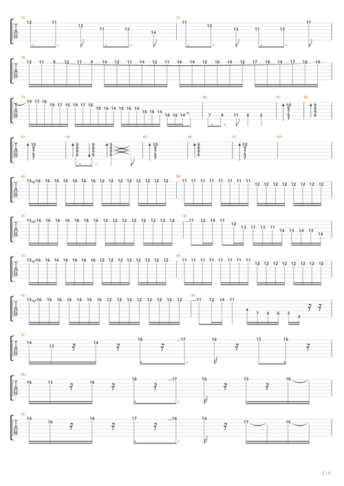 east of eden吉他谱