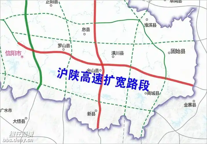 商城县规划新增商城麻城高速公路一条高速公路网已形成