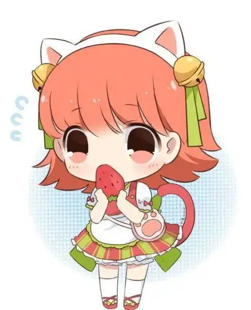 q版小女生甜甜蜜蜜可可爱爱