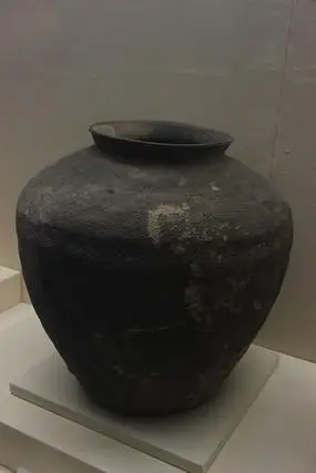 东周米字纹双系硬陶罐