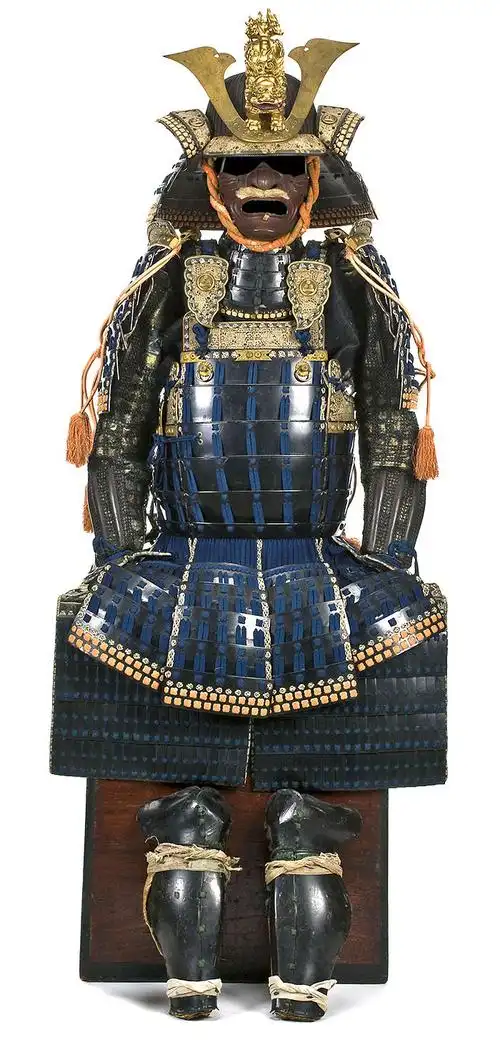 933张日本战国盔甲武士甲胄和武士刀素材角色设计必备参考