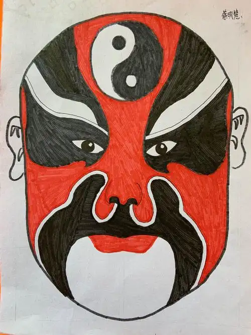 城里小学"魅力脸谱"作品集