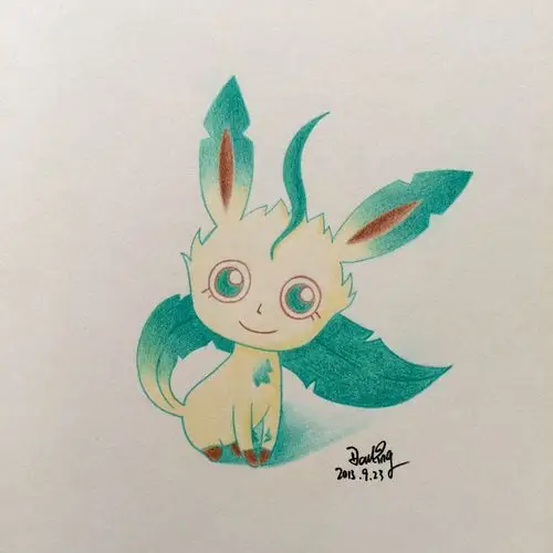 彩铅手绘宠物小精灵