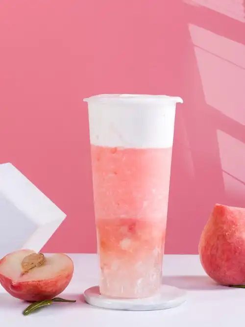 水蜜桃果酱商用桃子果肉颗粒酱奶茶店原料专用果酱