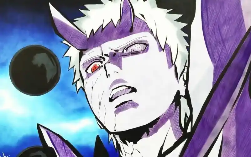 绘制六道带土—火影中最悲情的人物