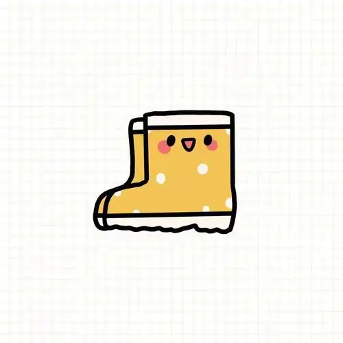 简笔画教程雨鞋